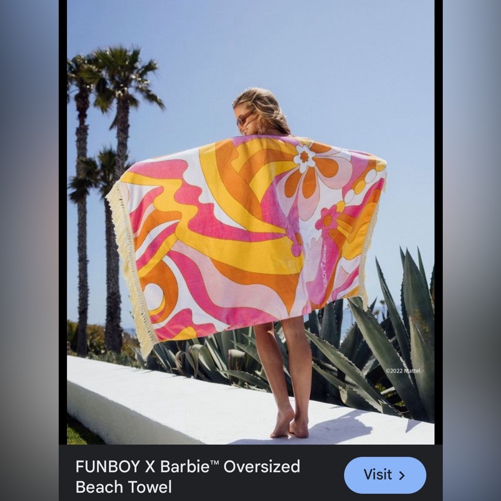 BARBIE funboy beach towel